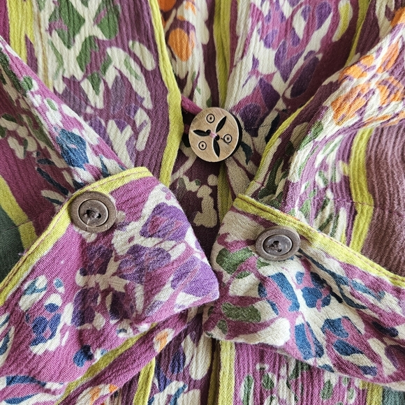 Soft Surroundings Multicolor Boho Cardigan Women's Top, Size XS (Oversize) - Picture 7 of 8